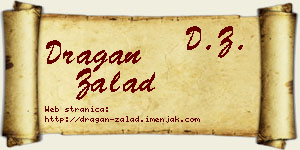 Dragan Zalad vizit kartica
